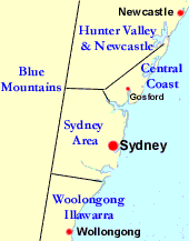 Interactive Sydney Accommodation map