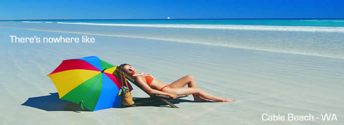 Come and holiday in Cable Beach WA