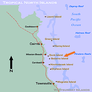 Bedarra Island Map