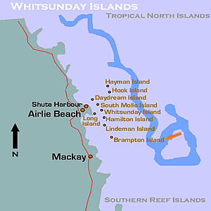 brampton island Map