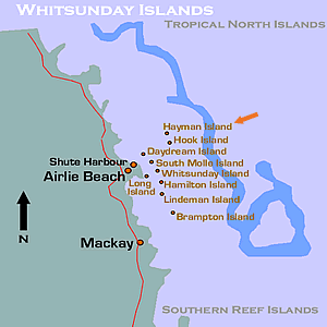 Hayman island Map