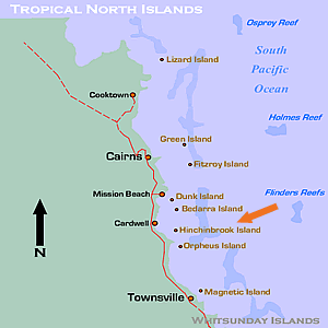 Hinchinbrook Island Map