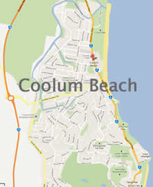 Coolum Beach Map - Enlarge to view details
