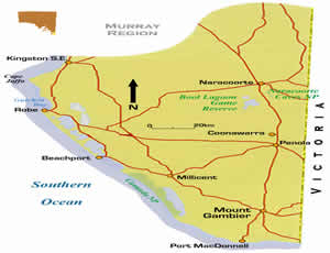 Enlarge Map of Coonawarra Map