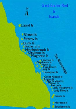 Great Barrier Reef Map