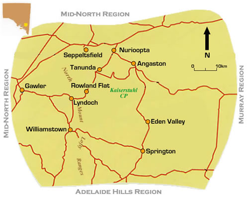 South Australia Region Map