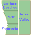 Perth Western Australia interactive map