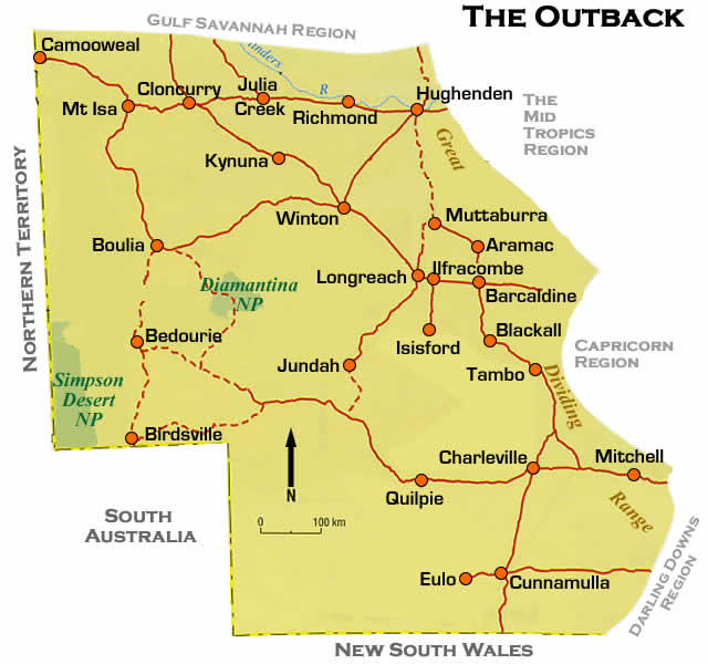 outback queensland maps