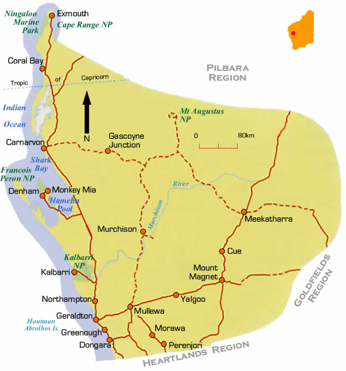 outback coast road maps