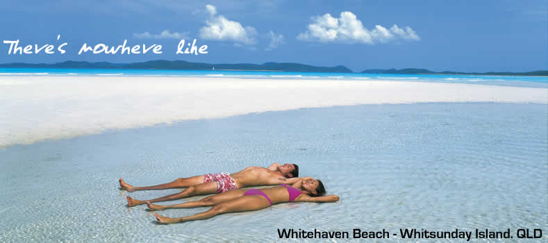 Whitehaven Beach. Whitsunday Island. Queensland