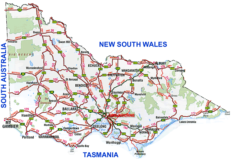 Victorian Road Map