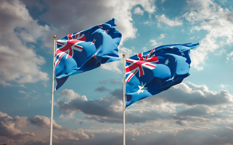 Australia - New Zealand Flags