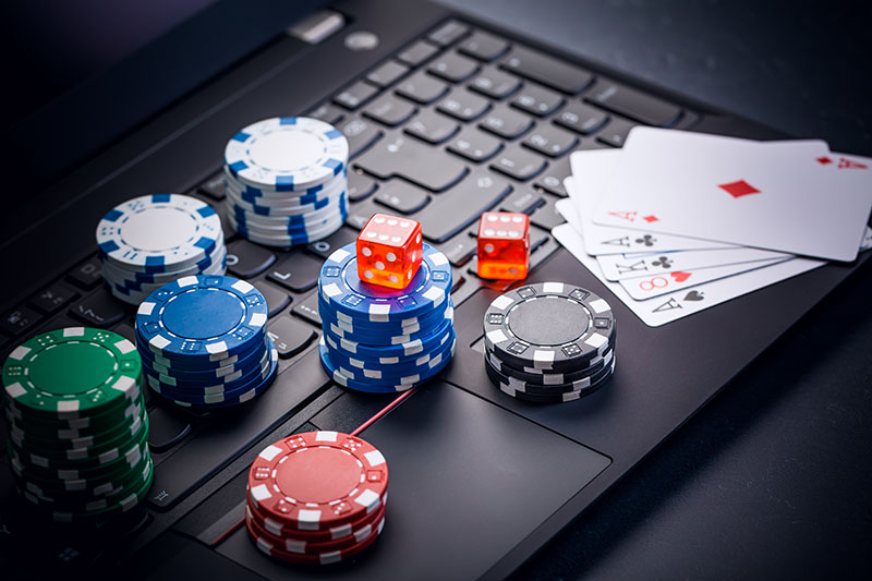 Poker Chips and Cards