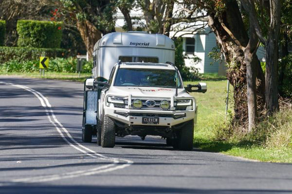 Legal width of towing