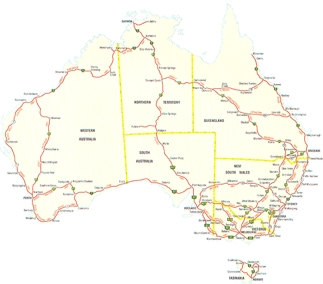 Road Maps Australia